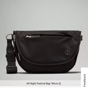 lululemon athletica Black Belt Bag